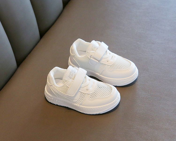 Children's White Shoes Summer New Style Boy's Girl's Sports Shoes Breathable Casual Mesh Board Shoes Baby Shoes Kids Shoes Sandals