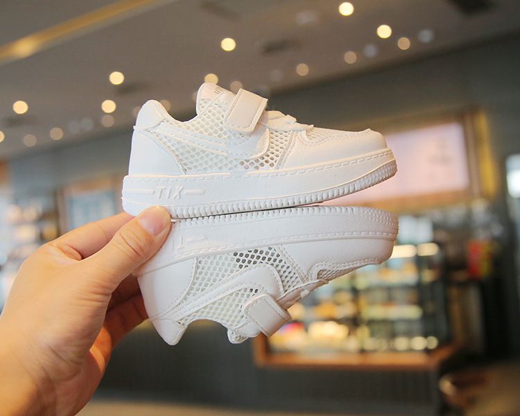 Children's White Shoes Summer New Style Boy's Girl's Sports Shoes Breathable Casual Mesh Board Shoes Baby Shoes Kids Shoes Sandals