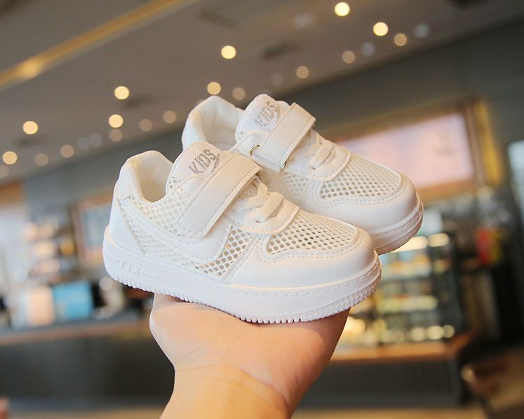 Children's White Shoes Summer New Style Boy's Girl's Sports Shoes Breathable Casual Mesh Board Shoes Baby Shoes Kids Shoes Sandals