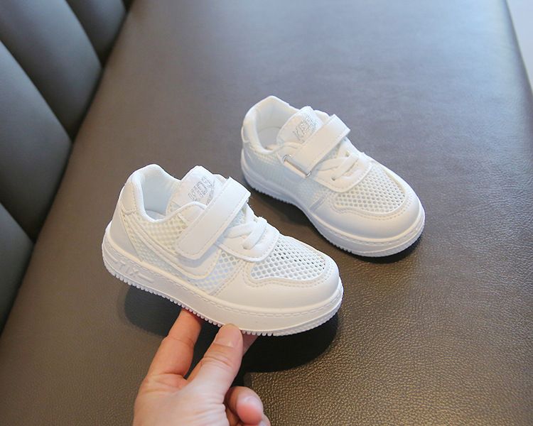 Children's White Shoes Summer New Style Boy's Girl's Sports Shoes Breathable Casual Mesh Board Shoes Baby Shoes Kids Shoes Sandals