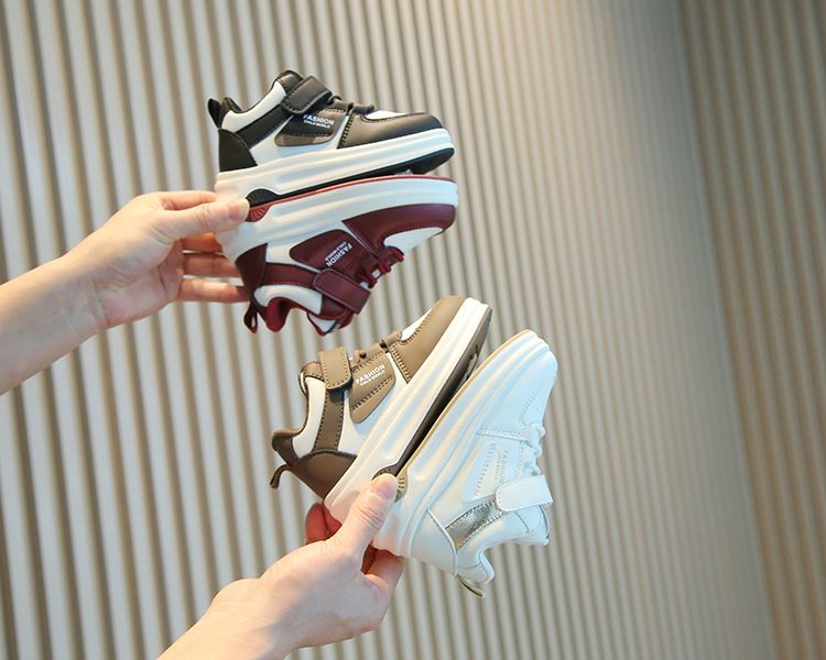 New Spring Autumn Kids' Sneakers High-Top Boy Casual Board Shoes Soft Soles for Girls Boys Kids Shoes Boys' Shoes Sneakers