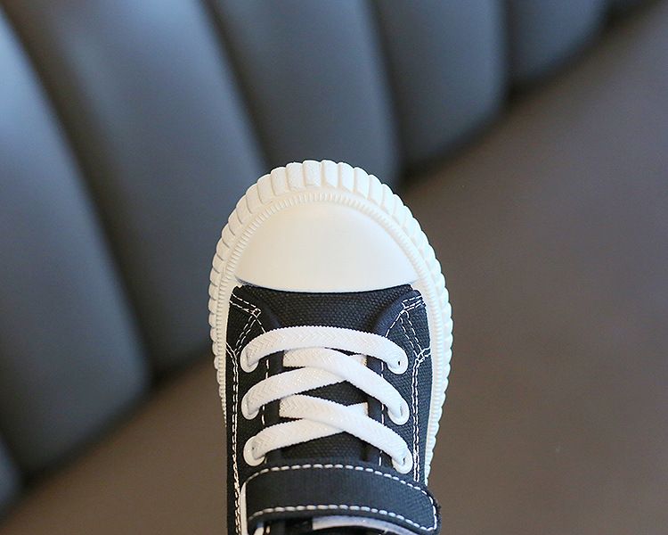 High-Top Canvas Shoes for Boys Girls New Spring Autumn Casual Slip-Resistant Flat Shoes Soft Soles for Toddlers Kids Shoes Boys' Shoes Sneakers
