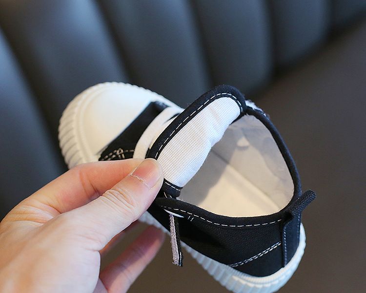 High-Top Canvas Shoes for Boys Girls New Spring Autumn Casual Slip-Resistant Flat Shoes Soft Soles for Toddlers Kids Shoes Boys' Shoes Sneakers