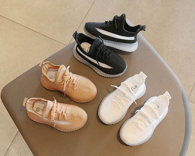 Children's Sports Shoes Spring Autumn Boys' Coconut Shoes New Girls' Casual Mesh Shoes Breathable Baby White Sneakers Kids Shoes Boys' Shoes Sneakers