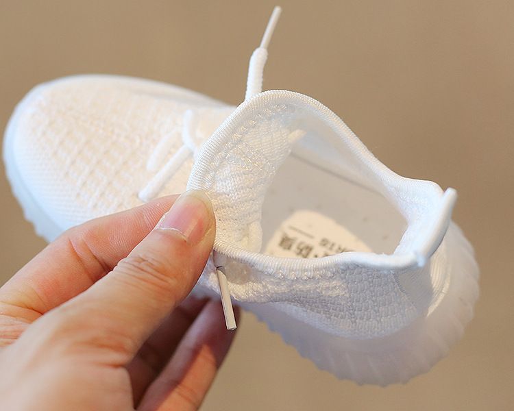 Children's Sports Shoes Spring Autumn Boys' Coconut Shoes New Girls' Casual Mesh Shoes Breathable Baby White Sneakers Kids Shoes Boys' Shoes Sneakers