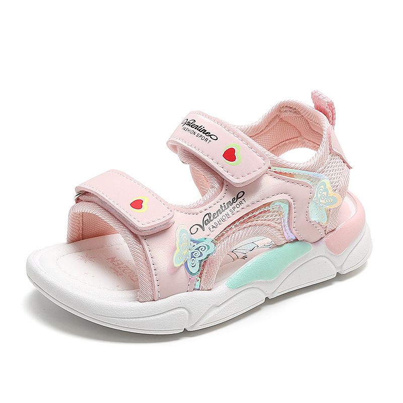 Girl's Sandals Summer New Arrival Children's Beach Shoes Cartoon Princess Baby Soft Sole Shoes Kids Shoes Girls' Shoes