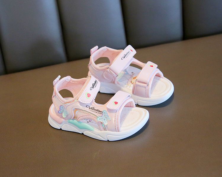 Girl's Sandals Summer New Arrival Children's Beach Shoes Cartoon Princess Baby Soft Sole Shoes Kids Shoes Girls' Shoes