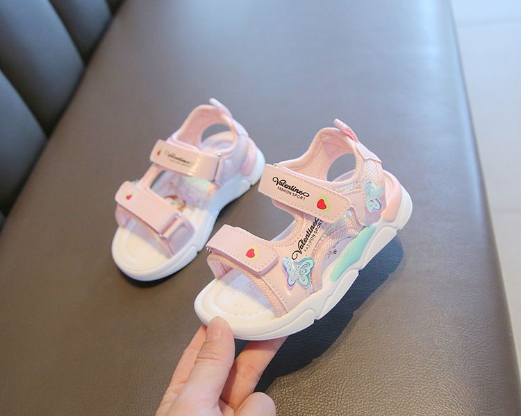 Girl's Sandals Summer New Arrival Children's Beach Shoes Cartoon Princess Baby Soft Sole Shoes Kids Shoes Girls' Shoes