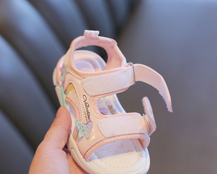 Girl's Sandals Summer New Arrival Children's Beach Shoes Cartoon Princess Baby Soft Sole Shoes Kids Shoes Girls' Shoes