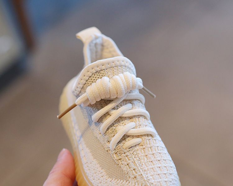 Children's Sports Shoes Spring Autumn Boys' Coconut Shoes Flyknit Breathable Mesh Shoes Girls' Casual Shoes Soft Soled Baby Shoes Kids Shoes Boys' Shoes Sneakers