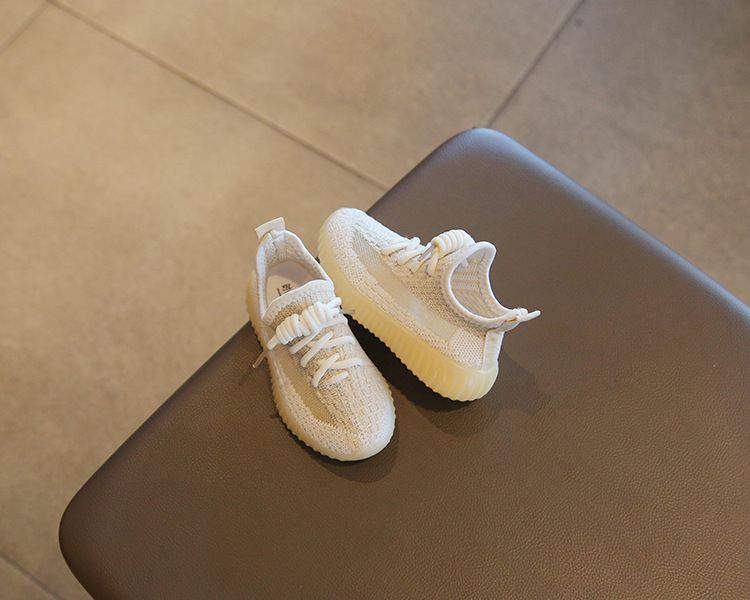 Children's Sports Shoes Spring Autumn Boys' Coconut Shoes Flyknit Breathable Mesh Shoes Girls' Casual Shoes Soft Soled Baby Shoes Kids Shoes Boys' Shoes Sneakers