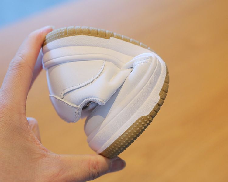 Children's White Sneakers Spring Autumn Girl's Sports Shoes Anti-Slip Lightweight Boy's Skateboarding Shoes Soft Soles Baby Casual Shoes Kids Shoes Boys' Shoes
