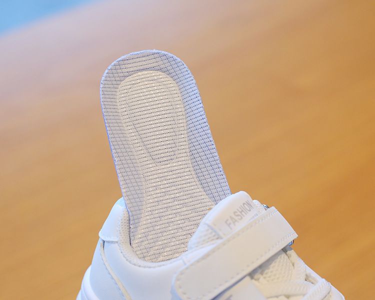 Children's White Sneakers Spring Autumn Girl's Sports Shoes Anti-Slip Lightweight Boy's Skateboarding Shoes Soft Soles Baby Casual Shoes Kids Shoes Boys' Shoes