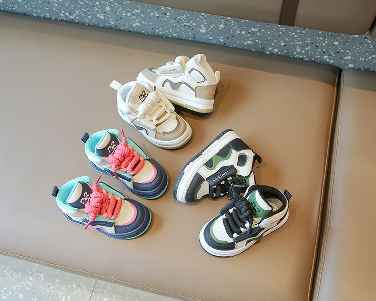 Children's Sports Shoes for Spring Autumn Boys' Casual Sneakers Girls' High-Top Loafers Baby Kids Shoes Boys' Shoes Sneakers