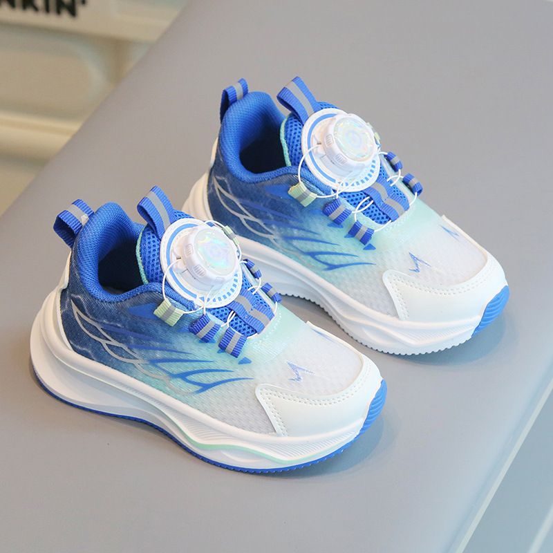 Children 'S Shoe Fashion Children's Sports Shoes Spring Autumn Boys' Casual Shoes Rotating Button Girls' Running Shoes Soft Sole Baby Mesh Sneakers Kids Shoes Boys' Shoes