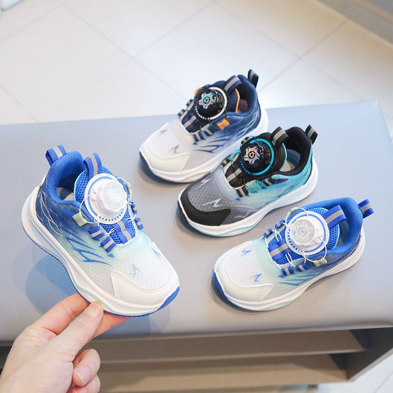 Children 'S Shoe Fashion Children's Sports Shoes Spring Autumn Boys' Casual Shoes Rotating Button Girls' Running Shoes Soft Sole Baby Mesh Sneakers Kids Shoes Boys' Shoes
