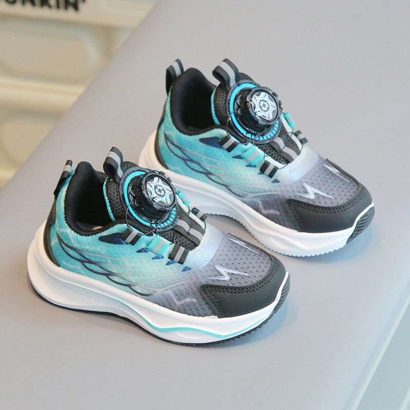 Children 'S Shoe Fashion Children's Sports Shoes Spring Autumn Boys' Casual Shoes Rotating Button Girls' Running Shoes Soft Sole Baby Mesh Sneakers Kids Shoes Boys' Shoes