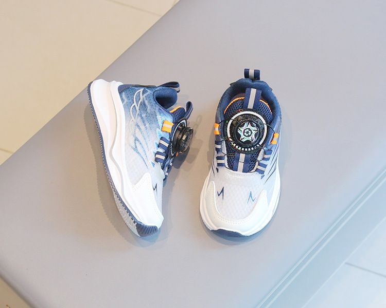 Children 'S Shoe Fashion Children's Sports Shoes Spring Autumn Boys' Casual Shoes Rotating Button Girls' Running Shoes Soft Sole Baby Mesh Sneakers Kids Shoes Boys' Shoes