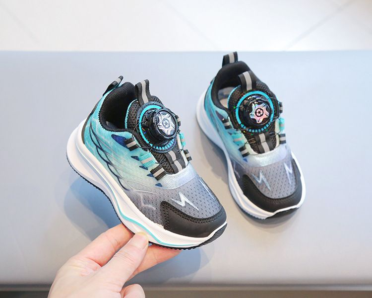 Children 'S Shoe Fashion Children's Sports Shoes Spring Autumn Boys' Casual Shoes Rotating Button Girls' Running Shoes Soft Sole Baby Mesh Sneakers Kids Shoes Boys' Shoes