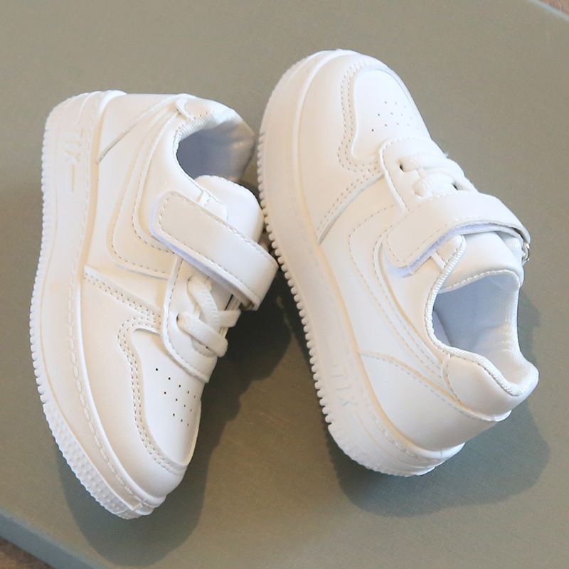 Children's White Sneakers Spring Autumn Boys' Sports Shoes School Lightweight Girls' Casual Board Shoes Soft Sole Baby Shoes Kids Shoes Boys' Shoes Sneakers