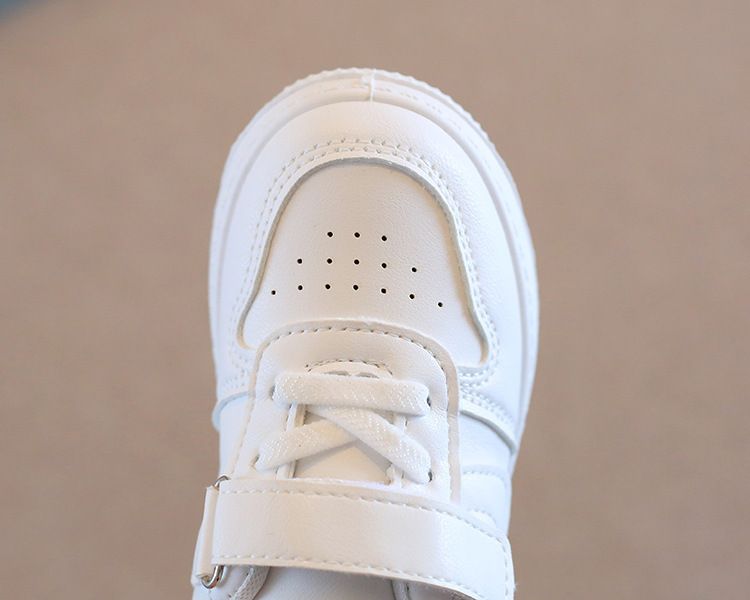 Children's White Sneakers Spring Autumn Boys' Sports Shoes School Lightweight Girls' Casual Board Shoes Soft Sole Baby Shoes Kids Shoes Boys' Shoes Sneakers