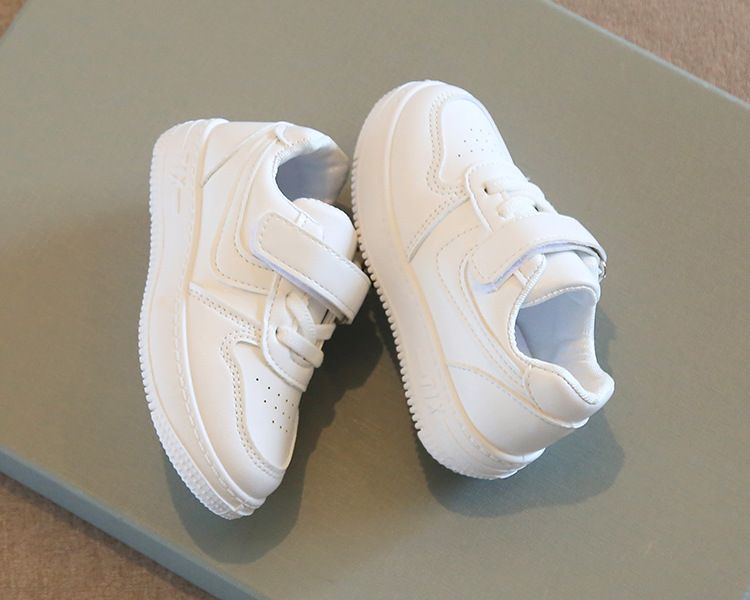 Children's White Sneakers Spring Autumn Boys' Sports Shoes School Lightweight Girls' Casual Board Shoes Soft Sole Baby Shoes Kids Shoes Boys' Shoes Sneakers