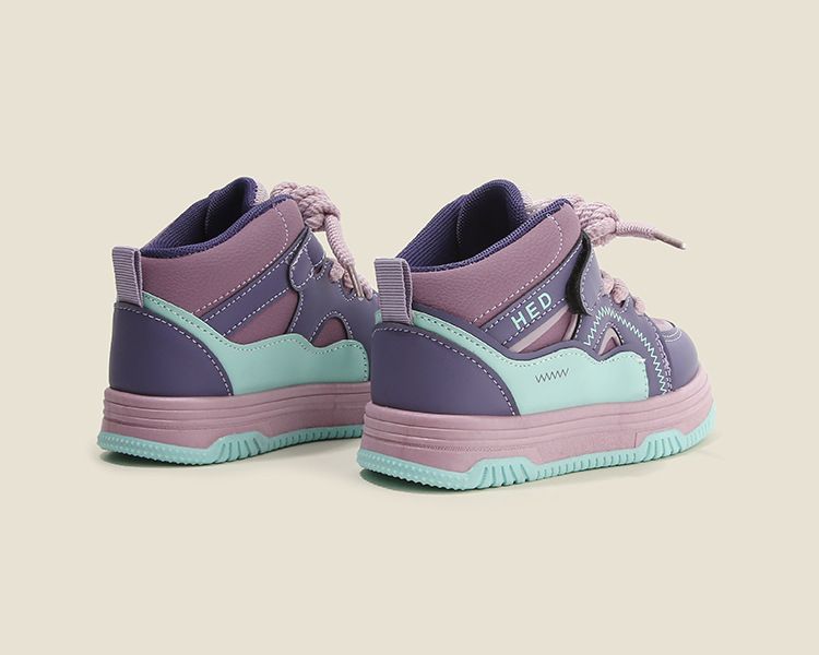 Children's Sports Shoes New Spring Autumn Boy Toddler Casual Board Shoes High-Top Girl Child Bread Shoes Soft Soles Kids Shoes Boys' Shoes Sneakers