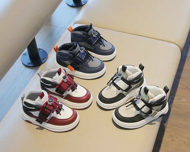 Kids Shoes Boys' Shoes Sneakers Children's Sports Shoes Spring Autumn Boys' Casual Board Shoes High Top Girls' Baby Shoes