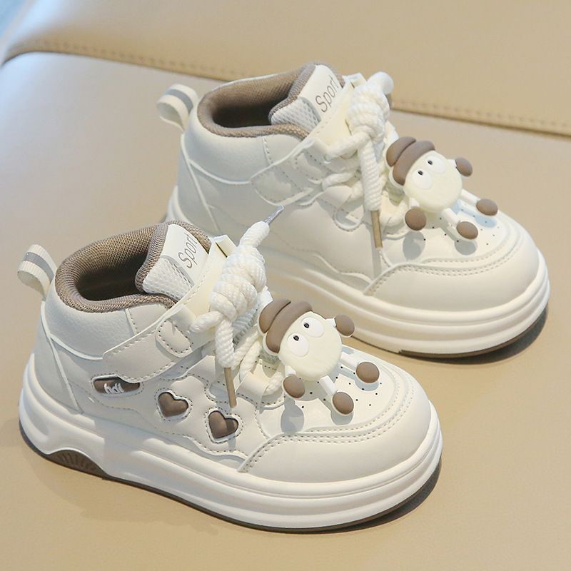 Children's Sports Shoes Spring Autumn Girl's Sneakers Cartoon High-Top Boys' Casual Board Shoes Soft Sole Baby Footwear Kids Shoes Boys' Shoes