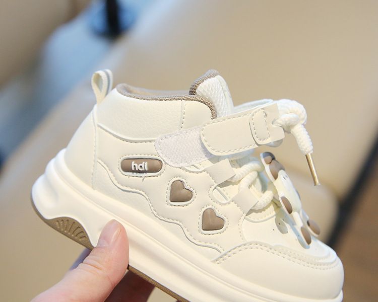 Children's Sports Shoes Spring Autumn Girl's Sneakers Cartoon High-Top Boys' Casual Board Shoes Soft Sole Baby Footwear Kids Shoes Boys' Shoes