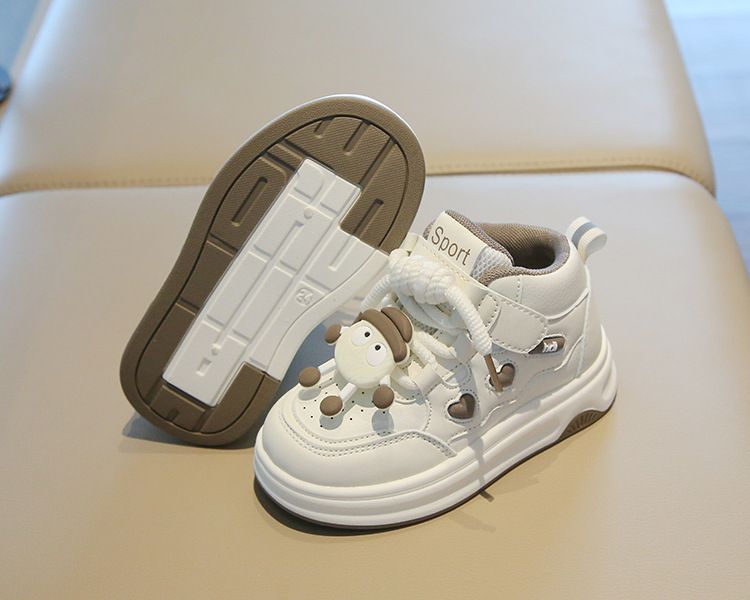 Children's Sports Shoes Spring Autumn Girl's Sneakers Cartoon High-Top Boys' Casual Board Shoes Soft Sole Baby Footwear Kids Shoes Boys' Shoes