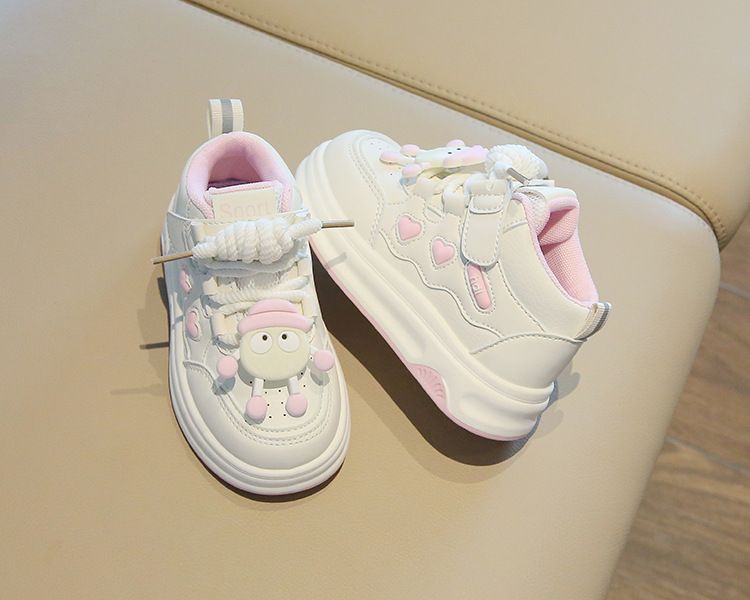 Children's Sports Shoes Spring Autumn Girl's Sneakers Cartoon High-Top Boys' Casual Board Shoes Soft Sole Baby Footwear Kids Shoes Boys' Shoes