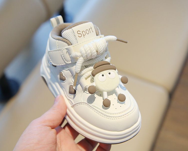 Children's Sports Shoes Spring Autumn Girl's Sneakers Cartoon High-Top Boys' Casual Board Shoes Soft Sole Baby Footwear Kids Shoes Boys' Shoes