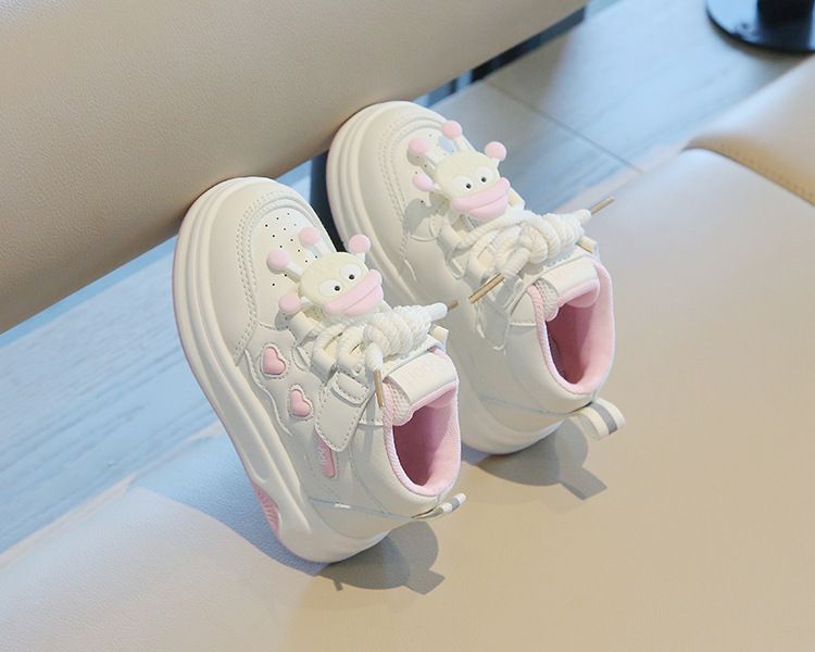 Children's Sports Shoes Spring Autumn Girl's Sneakers Cartoon High-Top Boys' Casual Board Shoes Soft Sole Baby Footwear Kids Shoes Boys' Shoes