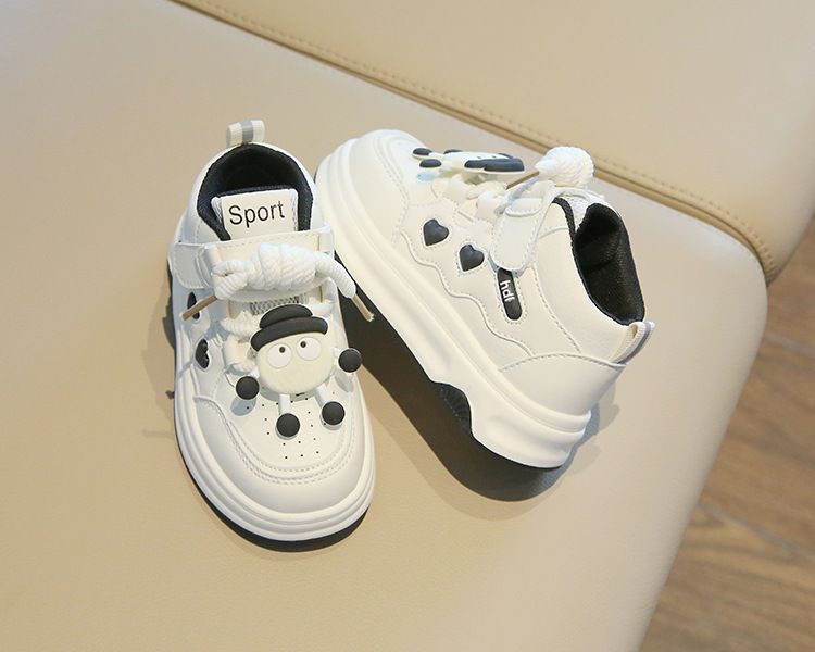 Children's Sports Shoes Spring Autumn Girl's Sneakers Cartoon High-Top Boys' Casual Board Shoes Soft Sole Baby Footwear Kids Shoes Boys' Shoes