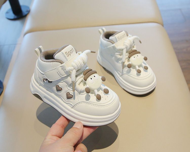 Children's Sports Shoes Spring Autumn Girl's Sneakers Cartoon High-Top Boys' Casual Board Shoes Soft Sole Baby Footwear Kids Shoes Boys' Shoes