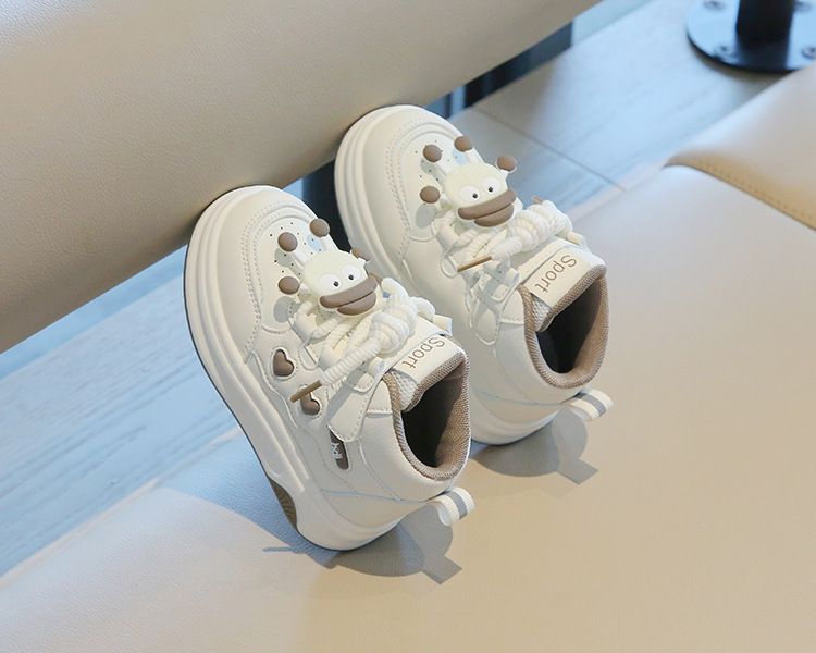 Children's Sports Shoes Spring Autumn Girl's Sneakers Cartoon High-Top Boys' Casual Board Shoes Soft Sole Baby Footwear Kids Shoes Boys' Shoes