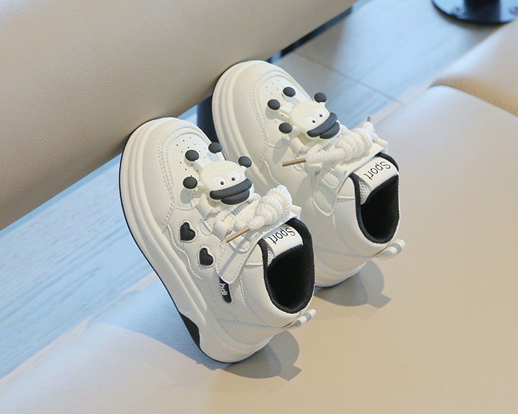Children's Sports Shoes Spring Autumn Girl's Sneakers Cartoon High-Top Boys' Casual Board Shoes Soft Sole Baby Footwear Kids Shoes Boys' Shoes