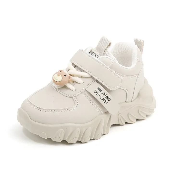 Children's Sneakers New Spring Autumn Boys' Shoes Non-Slip Girls' White Sneakers Soft Sole Baby Casual Shoes Kids Shoes Boys' Shoes Sneakers