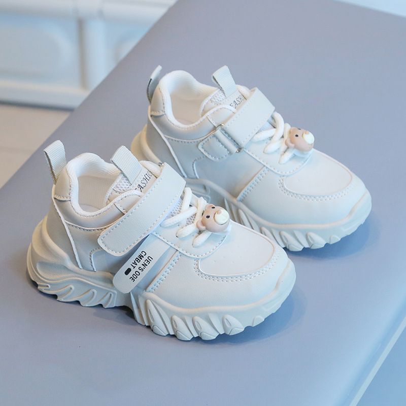 Children's Sneakers New Spring Autumn Boys' Shoes Non-Slip Girls' White Sneakers Soft Sole Baby Casual Shoes Kids Shoes Boys' Shoes Sneakers
