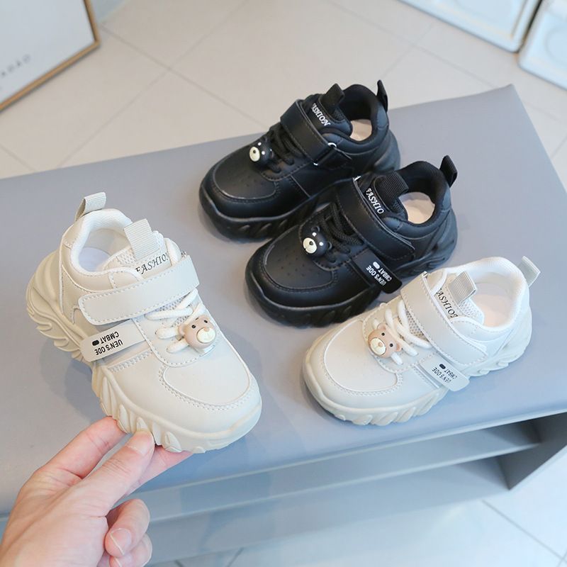 Children's Sneakers New Spring Autumn Boys' Shoes Non-Slip Girls' White Sneakers Soft Sole Baby Casual Shoes Kids Shoes Boys' Shoes Sneakers