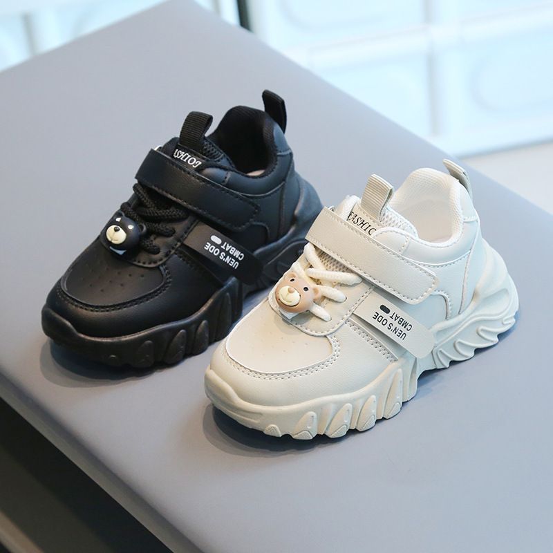 Children's Sneakers New Spring Autumn Boys' Shoes Non-Slip Girls' White Sneakers Soft Sole Baby Casual Shoes Kids Shoes Boys' Shoes Sneakers