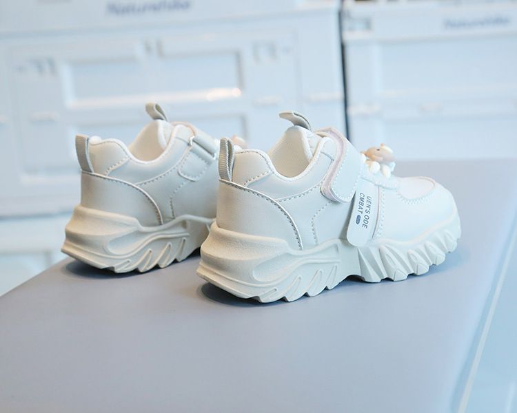 Children's Sneakers New Spring Autumn Boys' Shoes Non-Slip Girls' White Sneakers Soft Sole Baby Casual Shoes Kids Shoes Boys' Shoes Sneakers