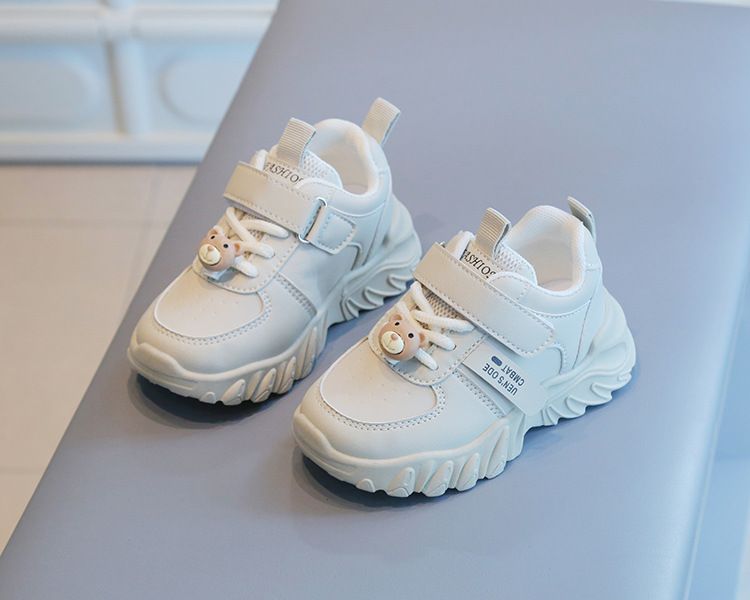 Children's Sneakers New Spring Autumn Boys' Shoes Non-Slip Girls' White Sneakers Soft Sole Baby Casual Shoes Kids Shoes Boys' Shoes Sneakers