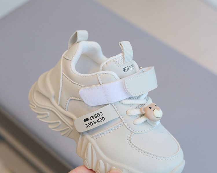 Children's Sneakers New Spring Autumn Boys' Shoes Non-Slip Girls' White Sneakers Soft Sole Baby Casual Shoes Kids Shoes Boys' Shoes Sneakers