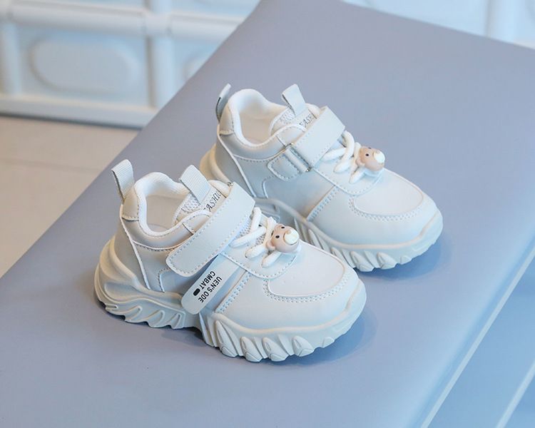 Children's Sneakers New Spring Autumn Boys' Shoes Non-Slip Girls' White Sneakers Soft Sole Baby Casual Shoes Kids Shoes Boys' Shoes Sneakers
