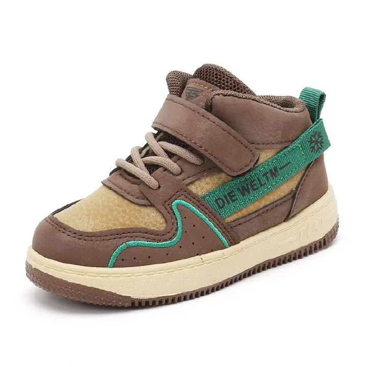 Children's Sports Shoes Autumn Winter New Unisex Casual High-Top Sneakers for Kids Soft Sole Baby Shoes Kids Shoes Boys' Shoes Sneakers