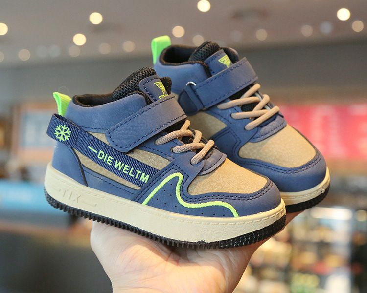 Children's Sports Shoes Autumn Winter New Unisex Casual High-Top Sneakers for Kids Soft Sole Baby Shoes Kids Shoes Boys' Shoes Sneakers