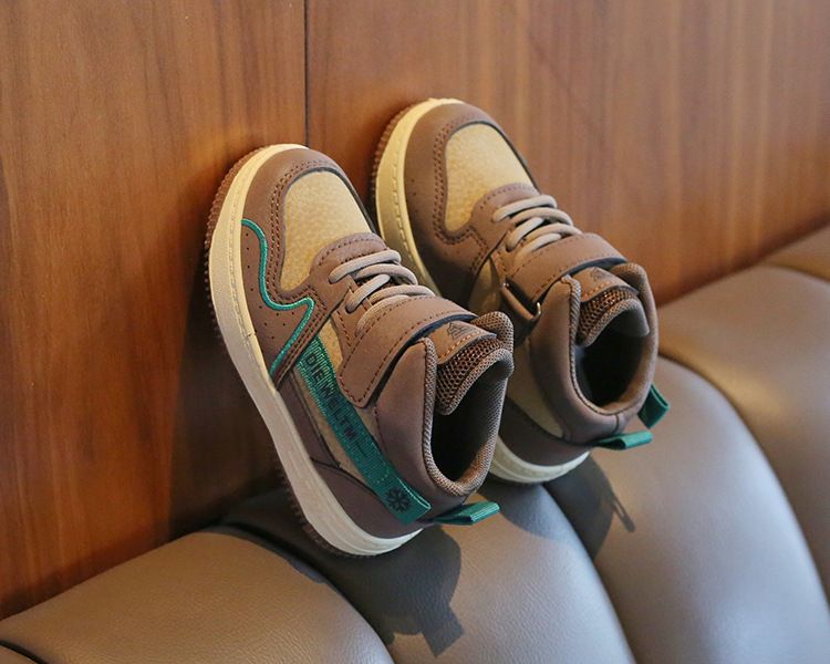 Children's Sports Shoes Autumn Winter New Unisex Casual High-Top Sneakers for Kids Soft Sole Baby Shoes Kids Shoes Boys' Shoes Sneakers