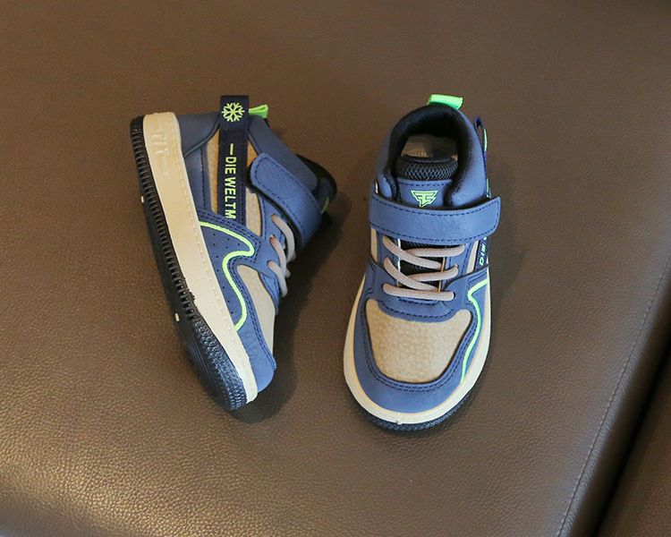 Children's Sports Shoes Autumn Winter New Unisex Casual High-Top Sneakers for Kids Soft Sole Baby Shoes Kids Shoes Boys' Shoes Sneakers